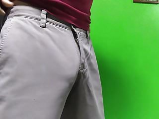 Marking And Showing My Package In My Pants 1