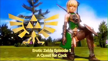 Legend Of Zelda Parody - Trap Link's Quest For Cock free video